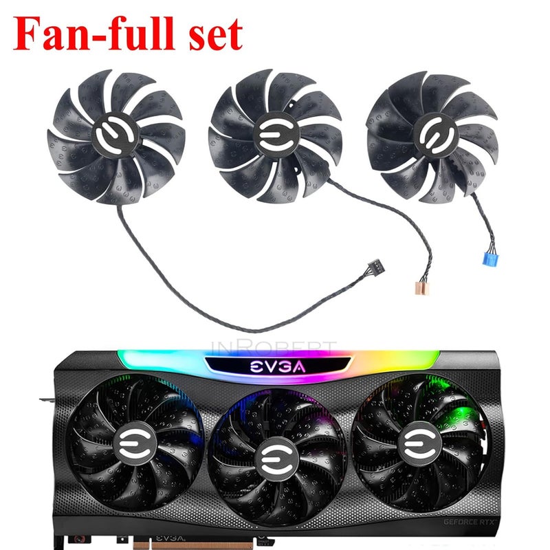 inRobert PLD09220S12H Graphics Card Fan Replacement for EVGA RTX 3070 3080 TI 3090 FTW3 Ultra GPU Cooling Fan (Fan-A) - Image 5
